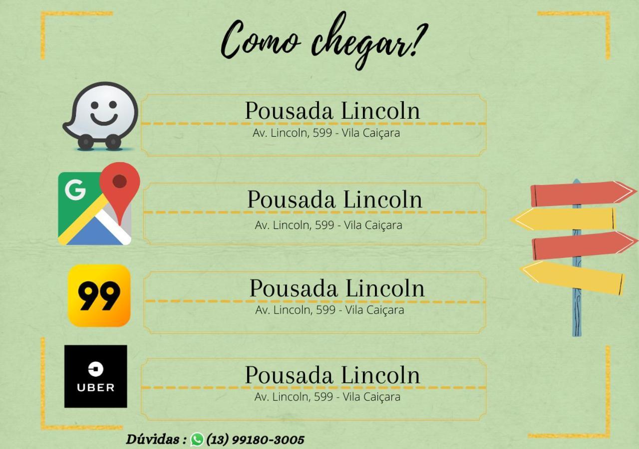 Pousada&Hostel Lincoln Praia Grande エクステリア 写真